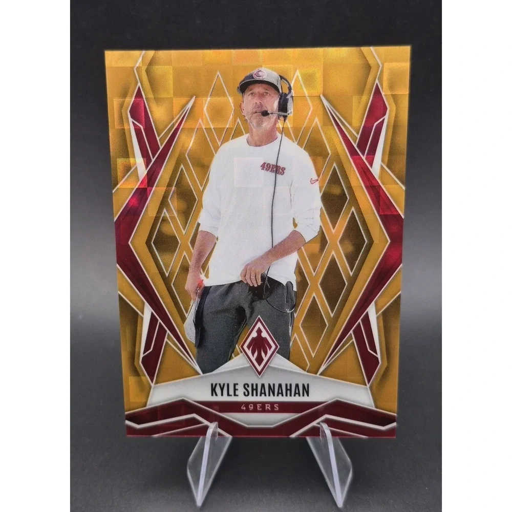 2025 Panini Phoenix Kyle Shanahan #120 Gold Pandora /10 SSP CASE HIT SF 49ers